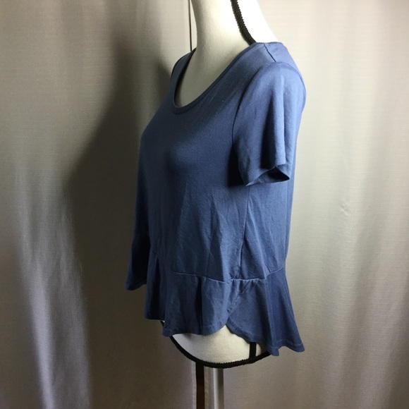 GILLIGAN & O’MALLEY Blue Peplum Night Shirt Size S - Picture 2 of 8